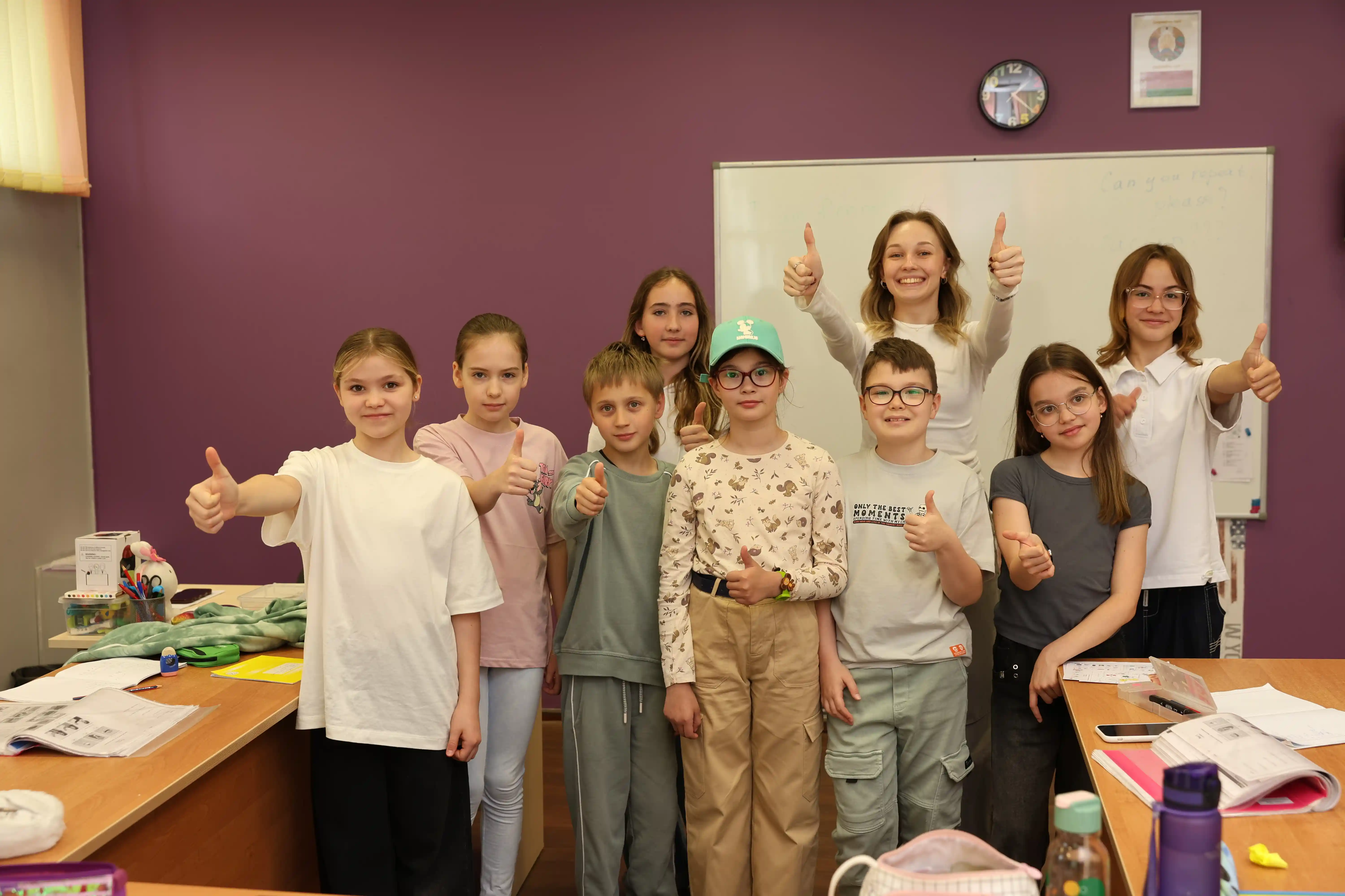 Занятия английским